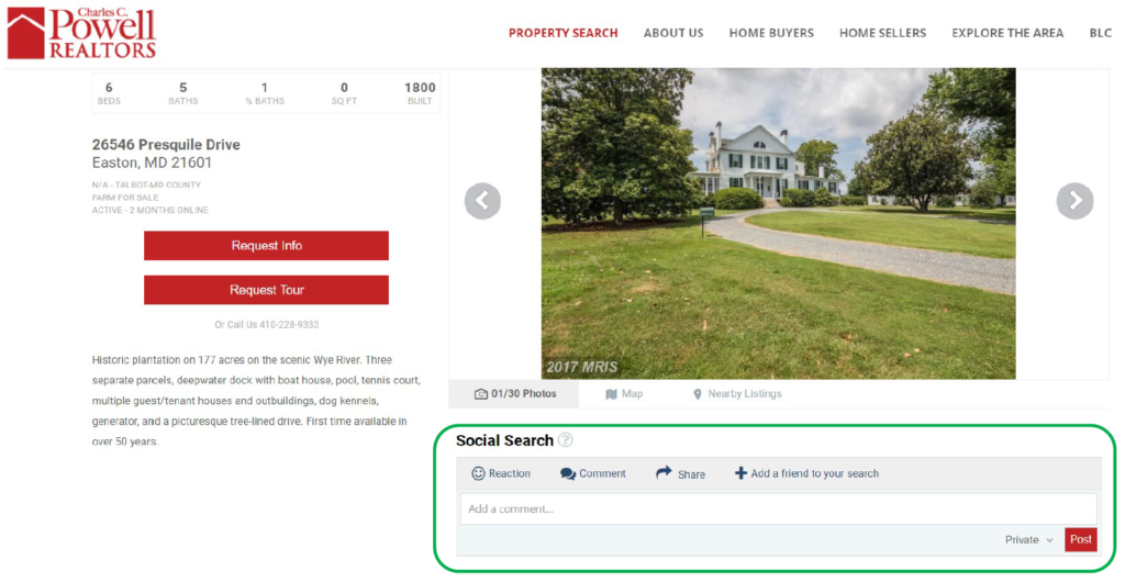 Online home search - social search & search party with Powell Realtors | Eastern Shore real estate