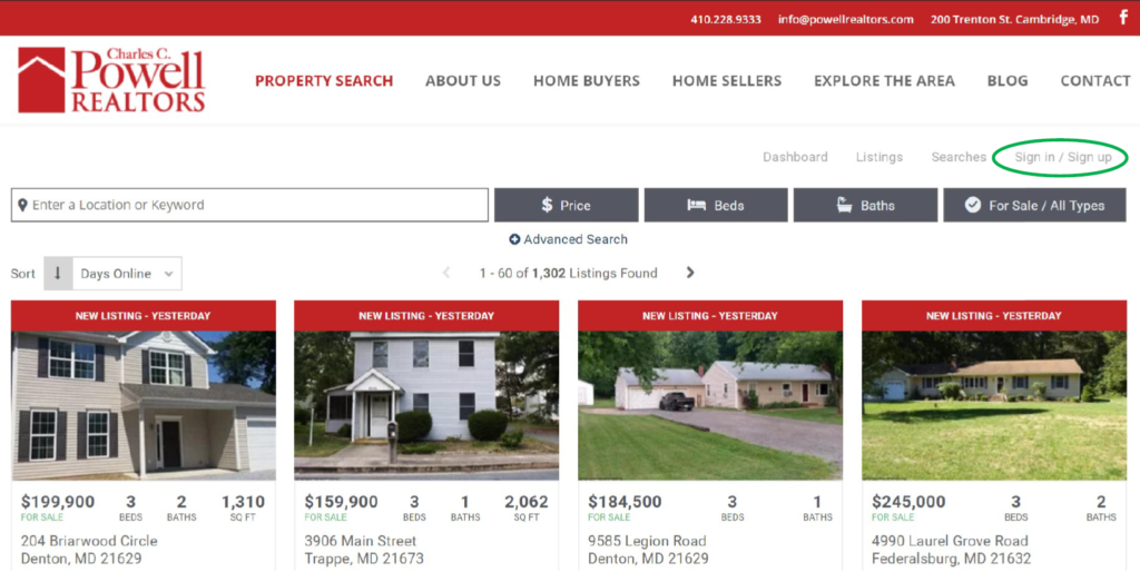 Sign up for social search - online home search & house hunting with family & friends - From Powell Realtors | Eastern Shore Real Estate