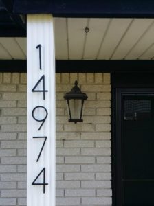 distinct house numbers
