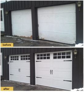 garage door makeover