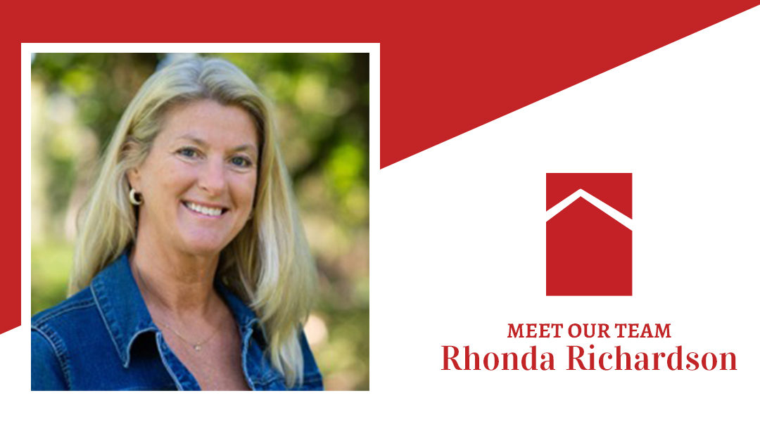 Graphic with Powell Realtors logo and headshot of Rhonda Richarson, Real Estate Agent