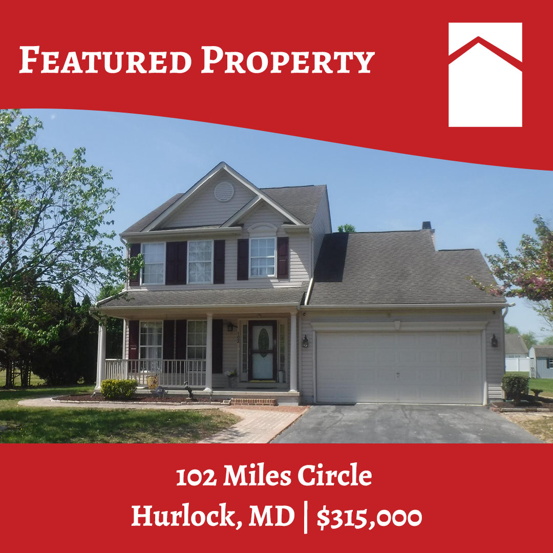 102 Miles Cir, Hurlock MD - Featured Property graphic for Powell Realtors