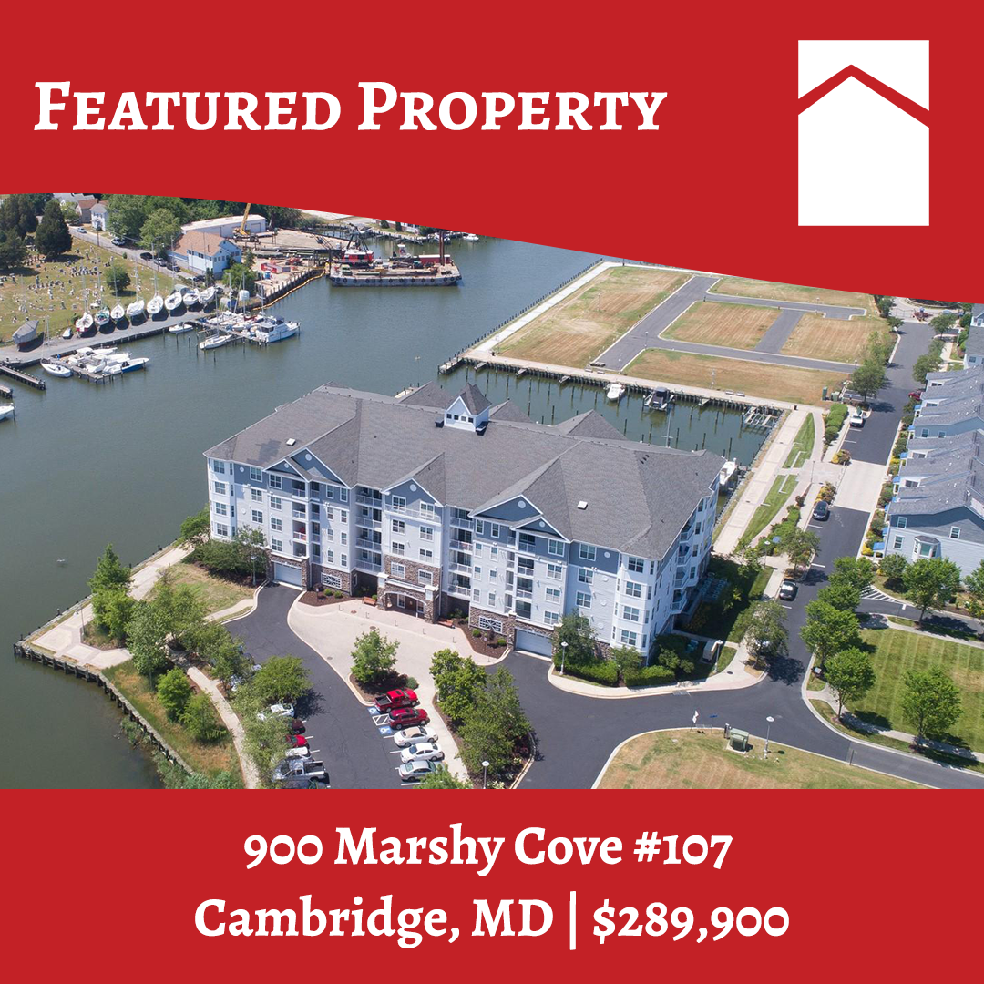 Powell Realtors featured property graphic for 900 Marshy Cove Unit 107 in Cambridge, MD 